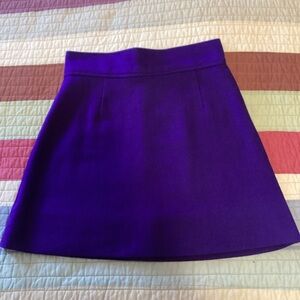 Vintage 1972 Purple Mini Skirt